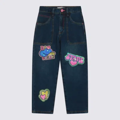 Billieblush Blue Cotton Jeans In Blue