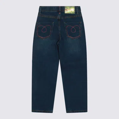 Billieblush Blue Cotton Jeans In Blue