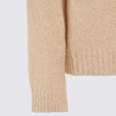 Eleventy Soft Knit Turtleneck Long Sleeves In Neutral