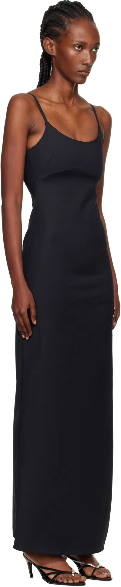 Coperni Garter Belt Dress In Black