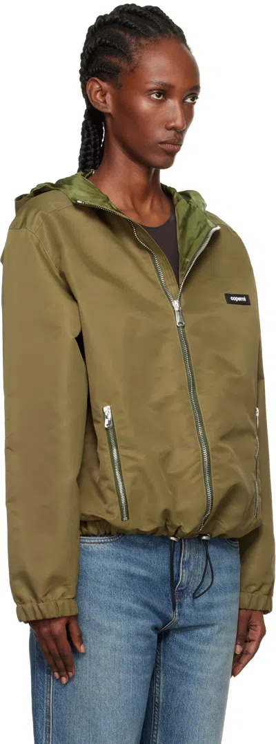 Coperni Logo Patch Casual Jacket In Green
