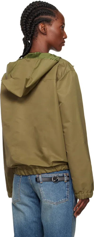 Coperni Logo Patch Casual Jacket In Green