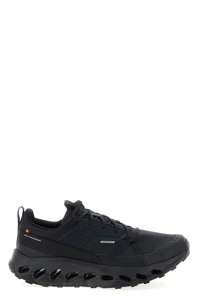 On Cloudhoriz Wp Panelled Mesh Sneakers In Black