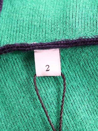 Pre-owned Sandro Jacquard Embroidered Sweater In Blue