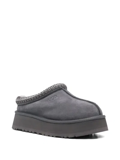 Ugg Tazz Ii Suede Mules Platform Style In Gray