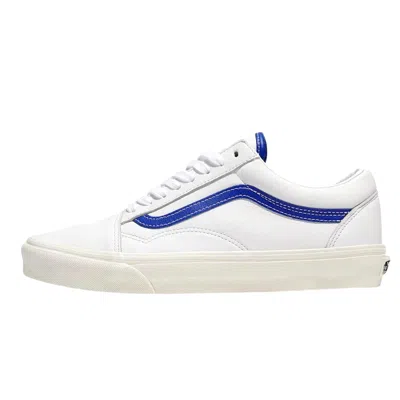 Vans Old Skool White / Blue Vn0007ntz5d Men's In White