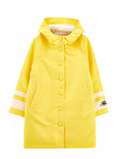 Philosophy Di Lorenzo Serafini Philosophy Kids  Coat With Hood And Buttons In Yellow