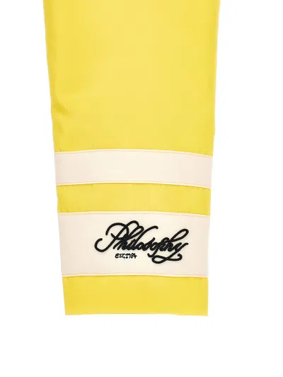 Philosophy Di Lorenzo Serafini Philosophy Kids  Coat With Hood And Buttons In Yellow