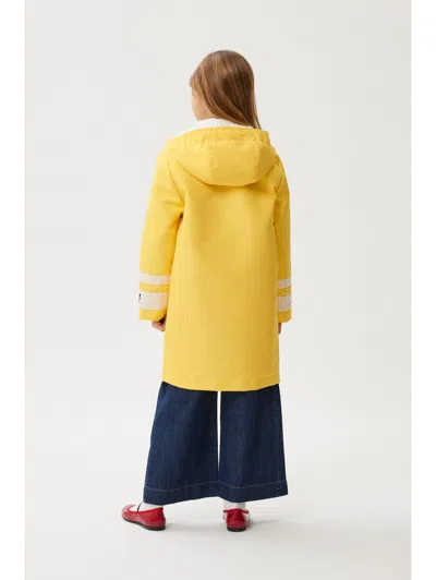 Philosophy Di Lorenzo Serafini Philosophy Kids  Coat With Hood And Buttons In Yellow