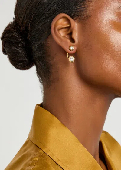 Alexis Bittar Asterales Cubic Zirconia Studs And Jackets Set In Gold