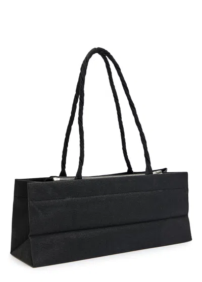 Issey Miyake This Is A Paper Bag Woven Tote In Black