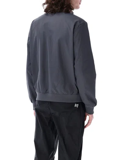 Ea7 Emporio Armani Core Identity Recycled-nylon Zip-up Sweatshirt In Blue