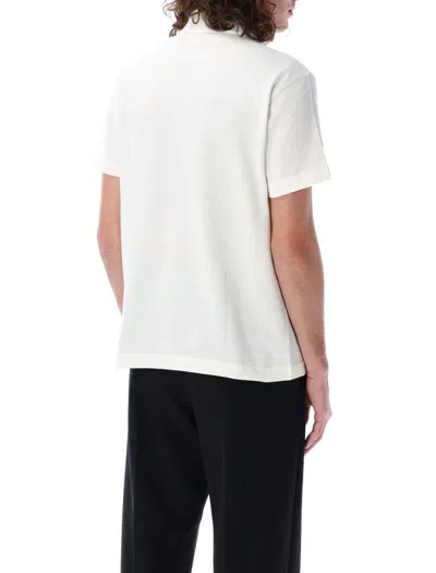 Burberry Cotton Polo Shirt In White