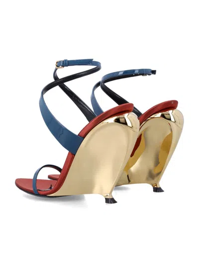 Saint Laurent Women's Tallulah Wedges Sandal | Size It 40 | 8280351tv00 Color 4403 In Brown