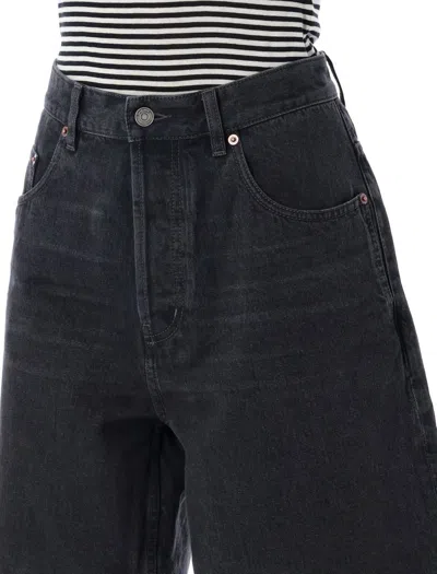 Saint Laurent Women Denim Shorts In Black