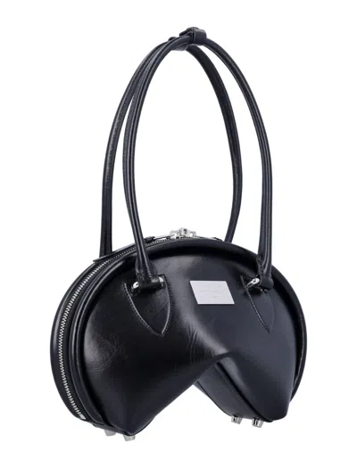 Acne Studios Bowlina Small Shoulder Bag In Black