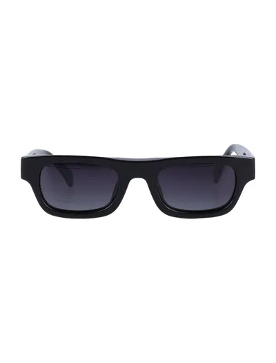 Anine Bing Thick Frame Sunglasses Uv Protection In Blue