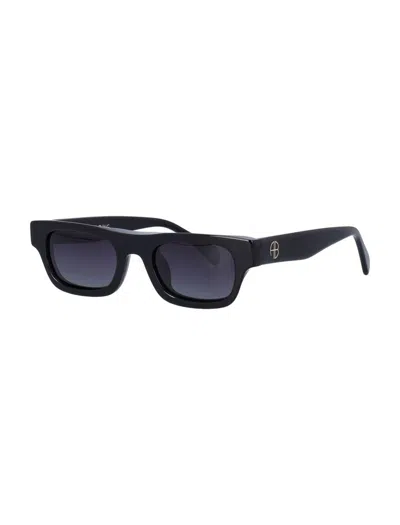 Anine Bing Thick Frame Sunglasses Uv Protection In Blue