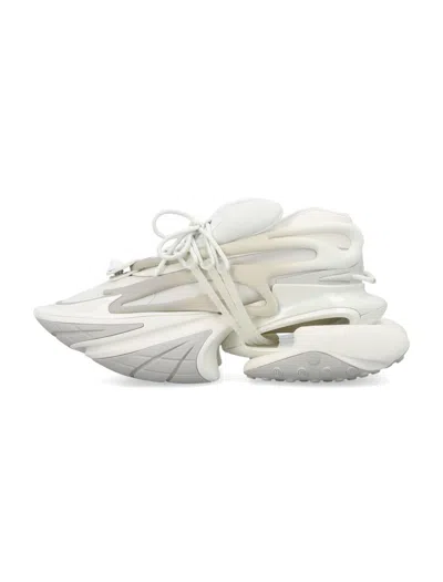 Balmain Unicorn Low-top Sneakers In White