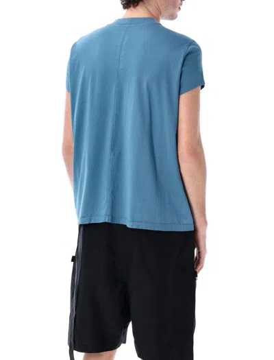 Rick Owens Drkshdw Soft Fabric T-shirt Short Sleeves In Blue
