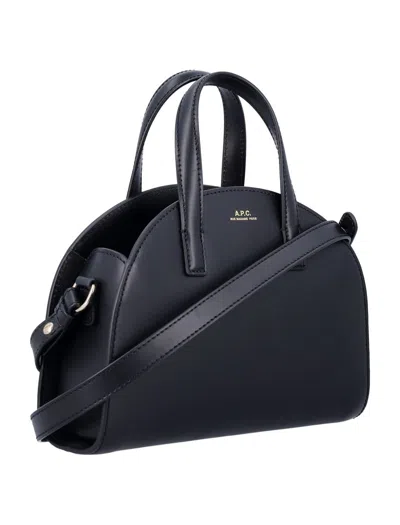 Apc A.p.c. Tote Demi Lune Small In Black