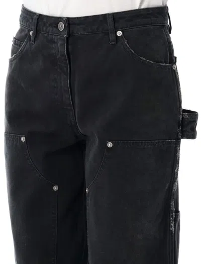 Golden Goose Distressed Marley Painter Pant In Black