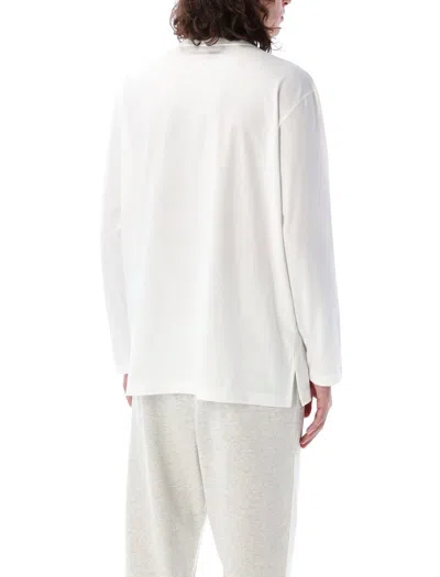 Y-3 Adidas Classic Long Sleeve T-shirt In White