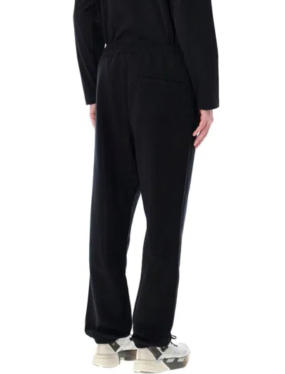 Y-3 Adidas French Terry Track Pants In Black