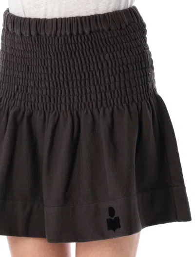 Isabel Marant Étoile Pacifica Mini Skirt In Black