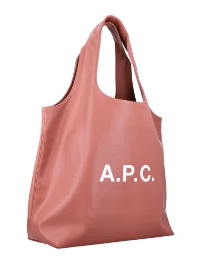 Apc A.p.c. Ninon Tote Bag In Pink
