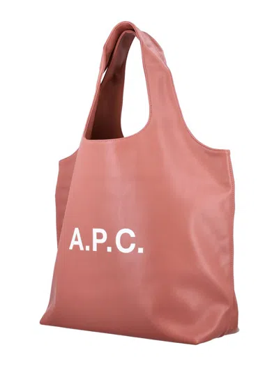 Apc A.p.c. Ninon Tote Bag In Pink