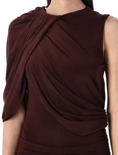 Magda Butrym Dress In Brown