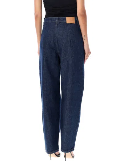Magda Butrym Denim Pant In Blue