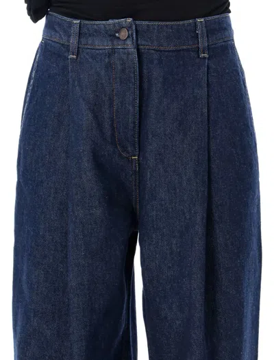Magda Butrym Denim Pant In Blue