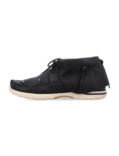 Visvim Men's Fbt-lhamo-folk Sneaker In Black