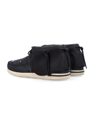 Visvim Men's Fbt-lhamo-folk Sneaker In Black