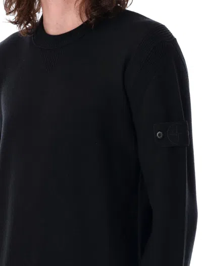 Stone Island Ghost Sweater In Black