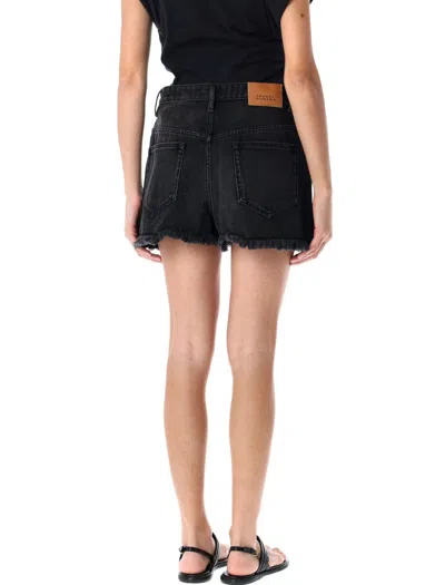 Isabel Marant Étoile Isabel Marant Etoile Lesia Denim Shorts In Black