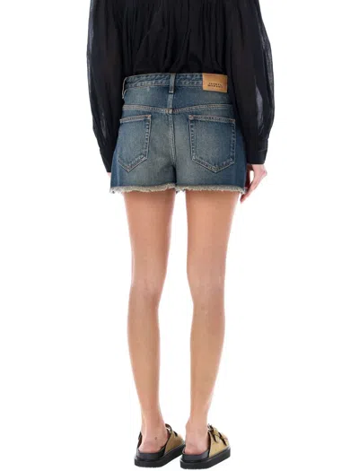 Isabel Marant Étoile Isabel Marant Etoile Lesia Denim Shorts In Blue