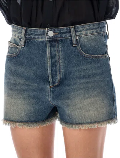 Isabel Marant Étoile Isabel Marant Etoile Lesia Denim Shorts In Blue