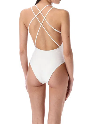 Swim By Di Cut-out Swimsuit In White