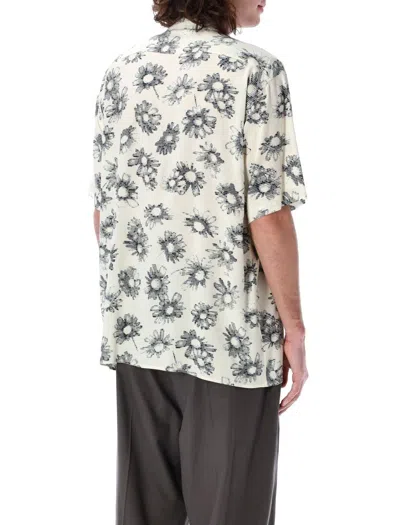 Magliano Matrix Print Viscose Bowling Shirt In Multi