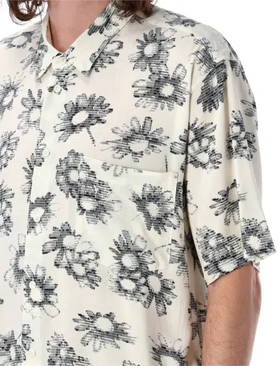 Magliano Matrix Print Viscose Bowling Shirt In Multi