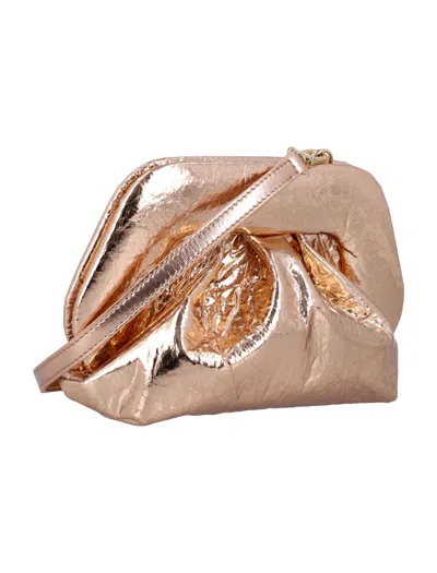 Themoirè Pineapple Fabric Shoulder Bag In Pink