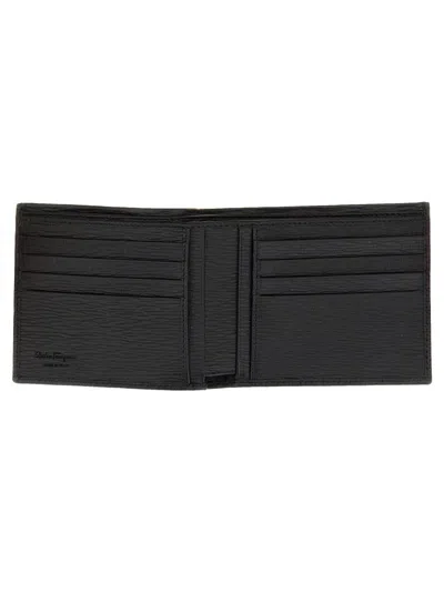 Ferragamo Men "hooks" Wallet In Black