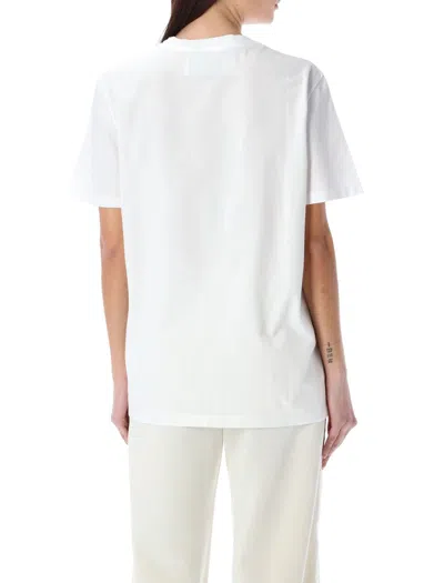 Golden Goose Logo Embellished T-shirt In White