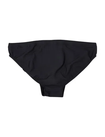Marine Serre Swimwear Jersey Brief In Black