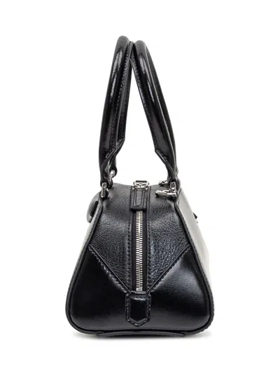 Givenchy Antigona Ew Mini Leather Handbag In Black