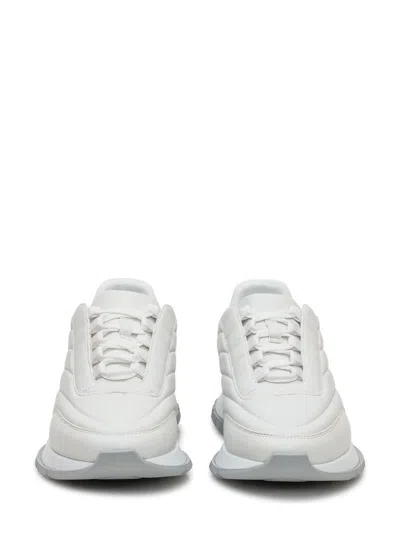 Givenchy Trainers Sneakers In Shiny Padded Leather In White