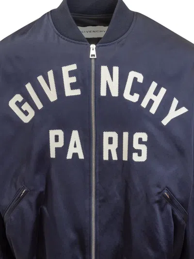 Givenchy Bomber Jacket In Blue